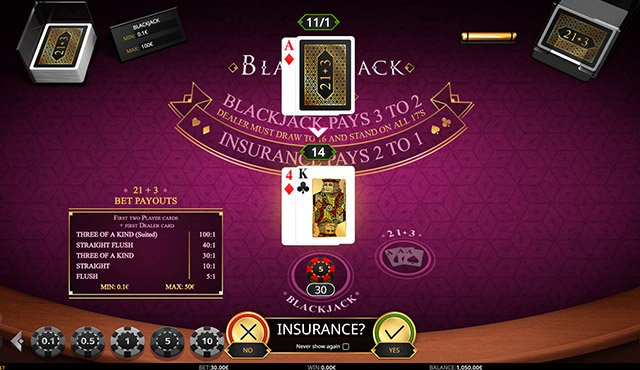 21+3 Blackjack